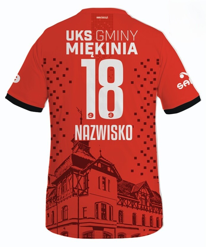 Koszulka meczowa czerwona + personalizacja