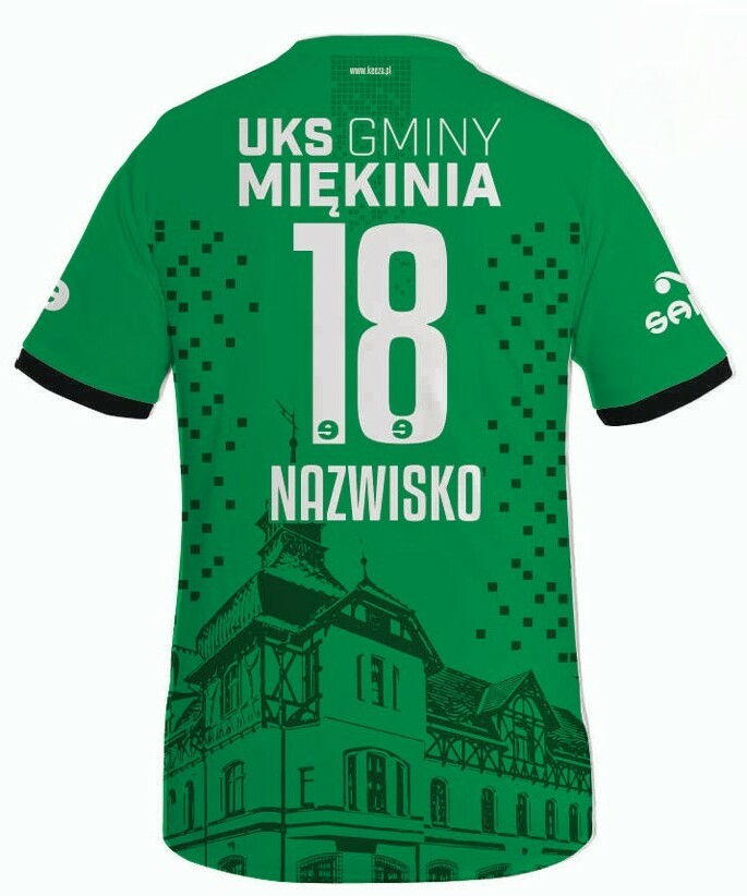 Koszulka meczowa zielona + personalizacja