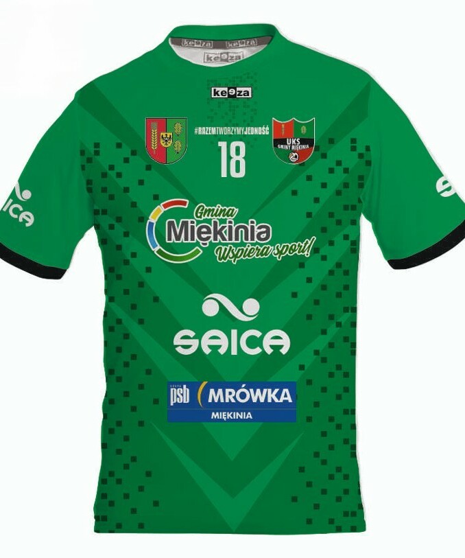 Koszulka meczowa zielona + personalizacja